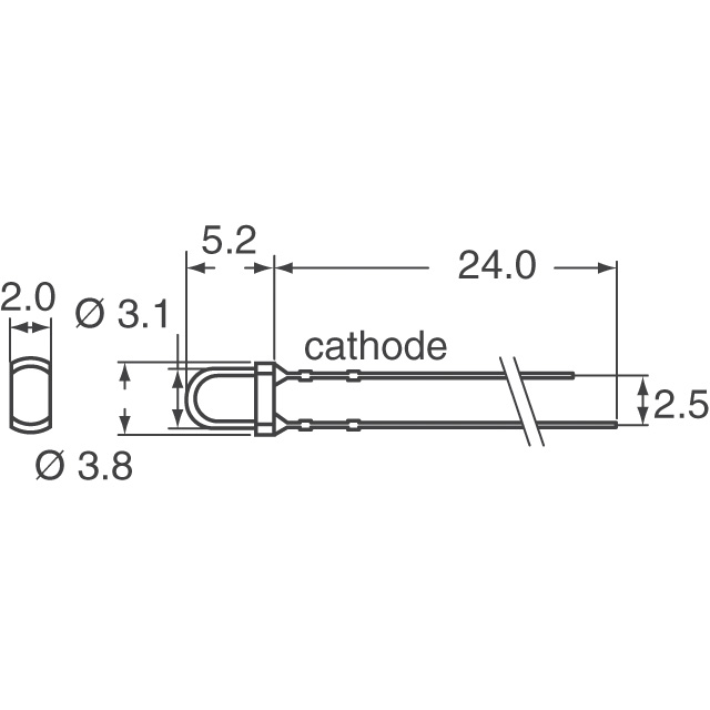 SLR-322YC3F Rohm Semiconductor  LED Indication - Discrete
